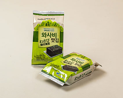 와사비맛김 제품